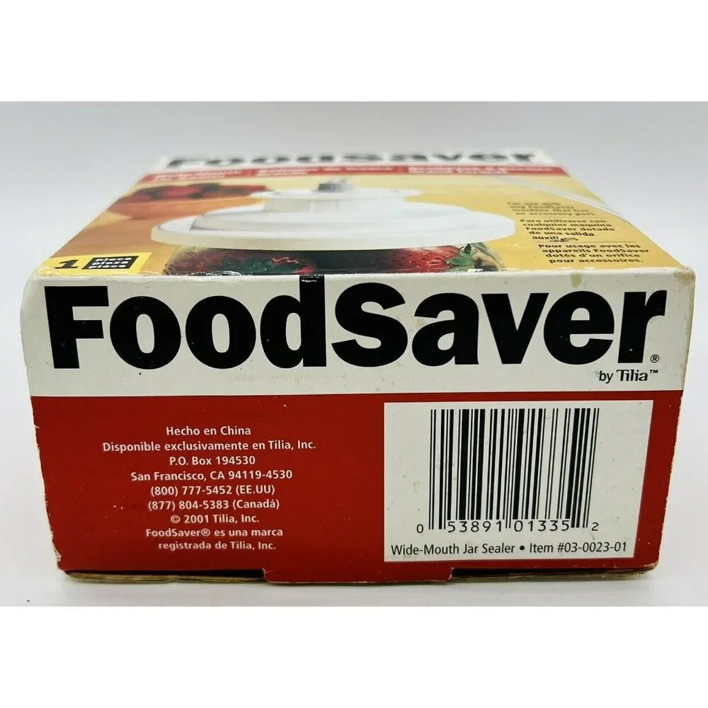 Food Saver T03-0023-01 Wide Mouth‎ Jar Sealer